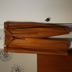 Eloquii faux leather trouser